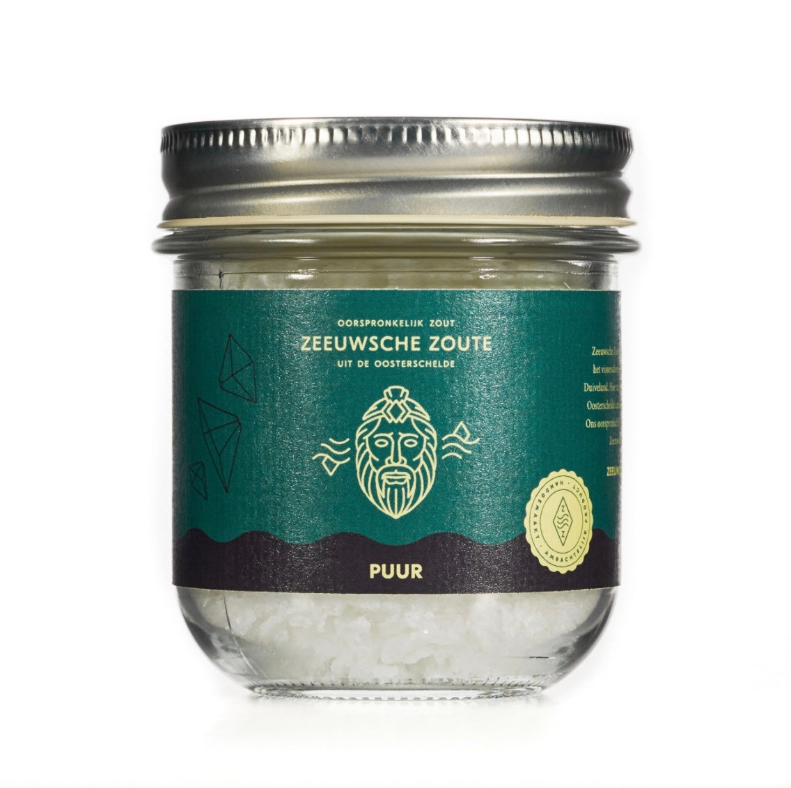 Zeeuwsche Zoute Puur Glazen Pot - 100 gram